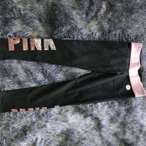 Black PINK Victoria Secret Leggings